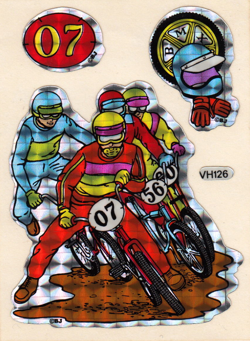 Peel Here 126: BMX stickers are Rad